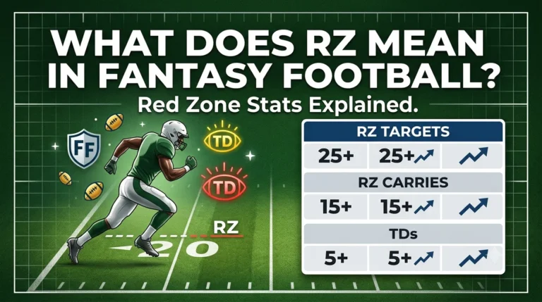 what does rz mean in fantasy football