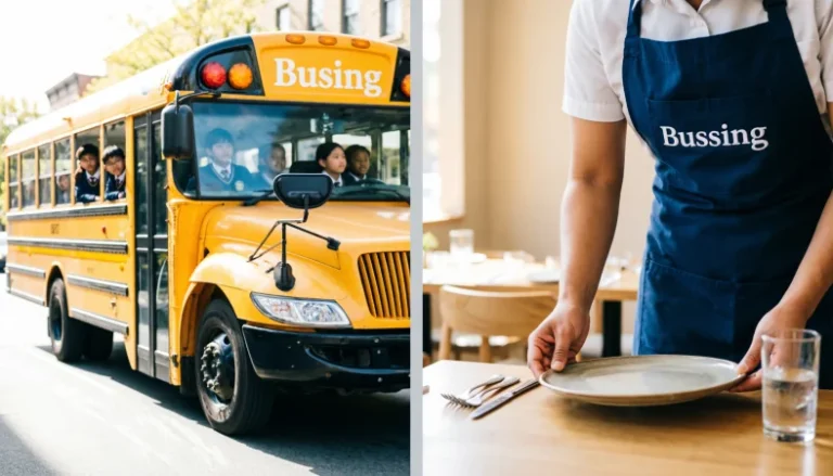 busing or bussing