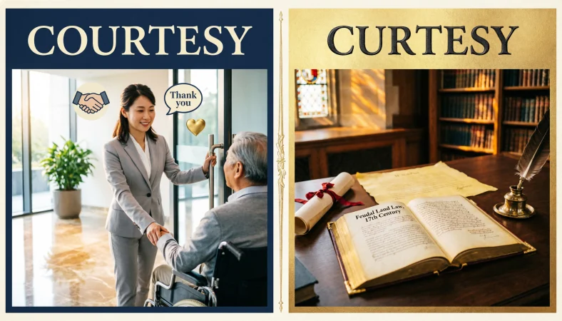 curtesy or courtesy