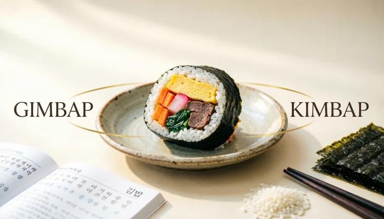 gimbap or kimbap