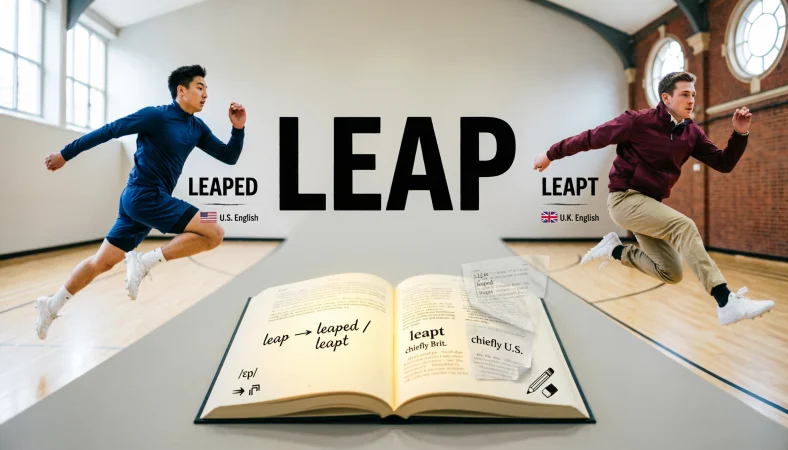 leaped or leapt