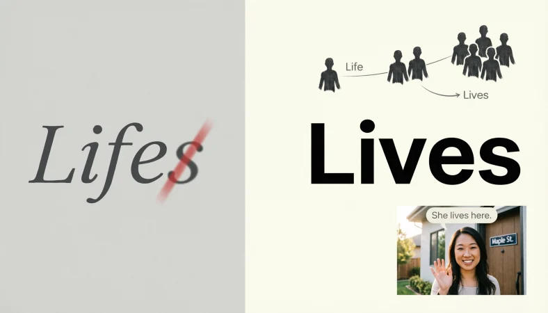 lifes or lives