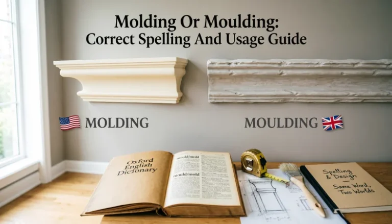 molding or moulding