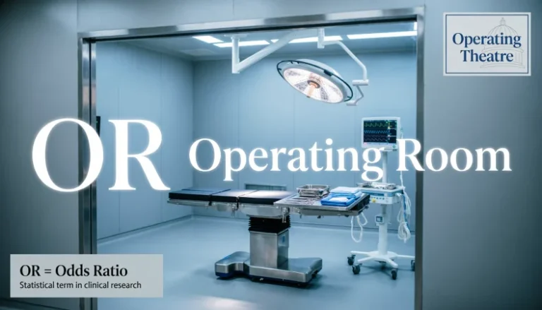 or medical abbreviation