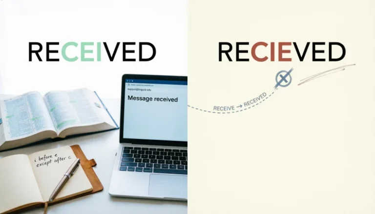 received or recieved