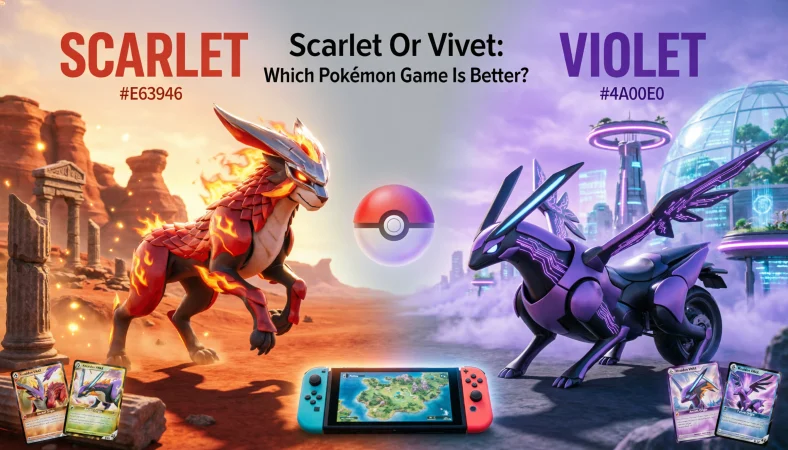 scarlet or violet
