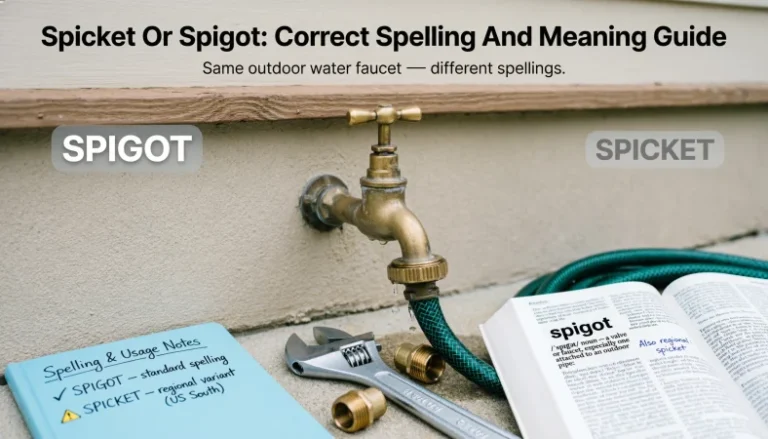spicket or spigot