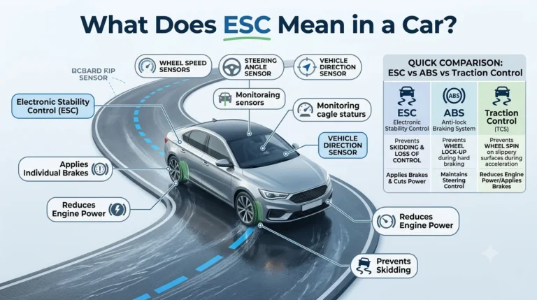 what does esc mean in a car