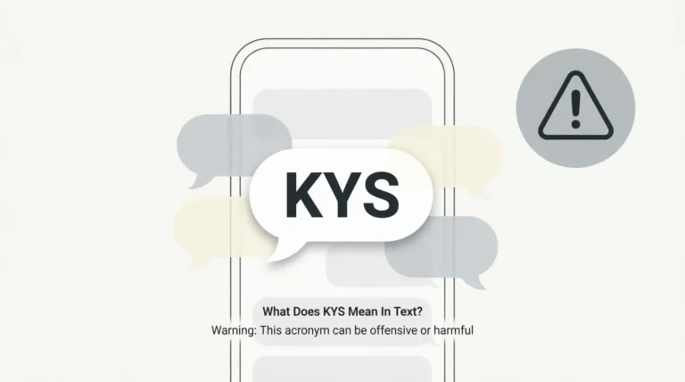 what does kys mean in text