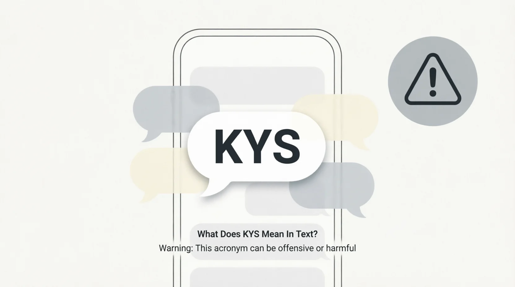 what does kys mean in text