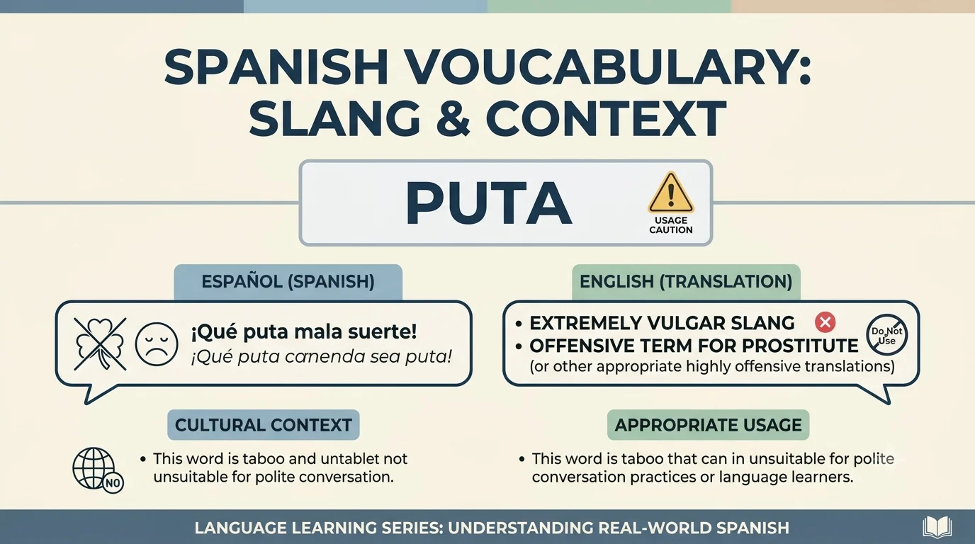 what does puta mean in spanish