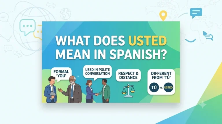 what does usted mean in spanish