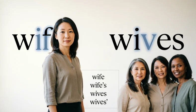 wifes or wives